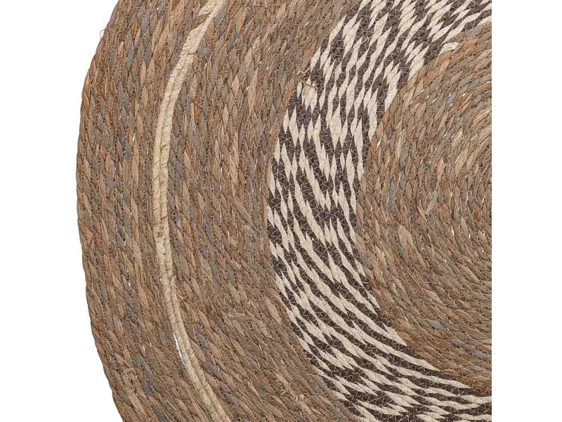  Brown natural fibre rug, d102x1h cm  - Conforama E