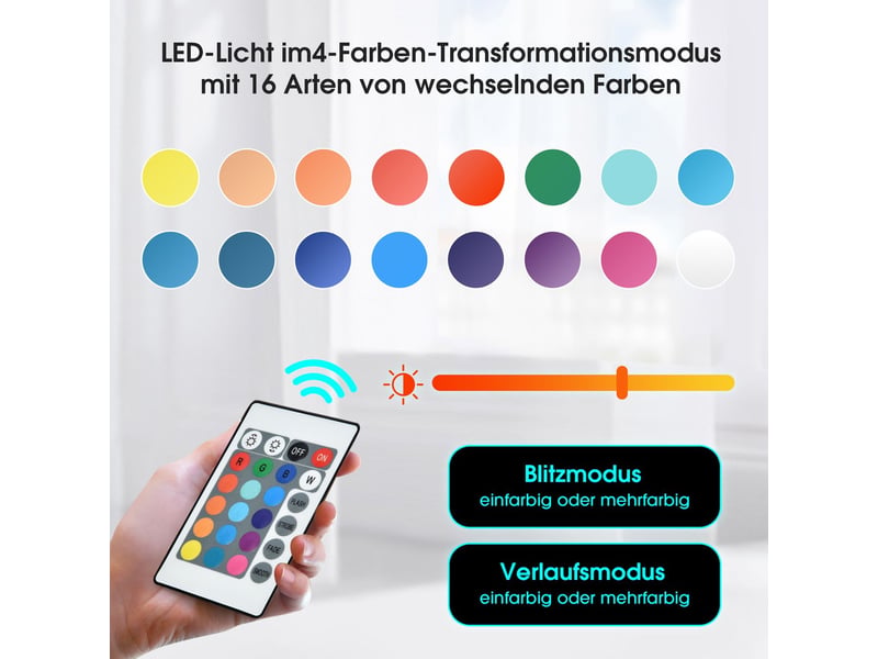  Meuble tv avec éclairage led, cloison en verre et charnières amorties meuble tv contemporain  - Conforama D