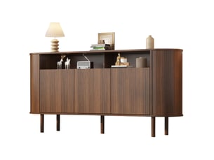 Buffet 3 porte(s)   <strong>HOMVRA</strong> <strong></strong> - 160 cm coloris marron 