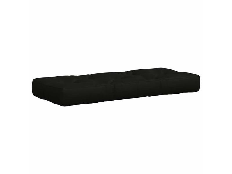 Coussin de siège en palette, coussin d'assise vianen 100 % polyester noir cf55892 - Conforama A