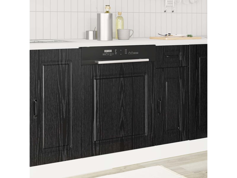 Panneau de lave-vaisselle kalmar chêne noir 60x1,5x57cm - Conforama B