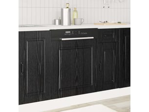 Panneau de lave-vaisselle kalmar chêne noir 60x1,5x57cm