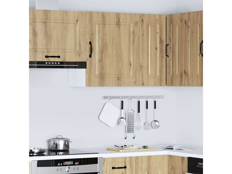  Meuble mural de cuisine kalmar en chêne massif contrecollé  - Conforama C