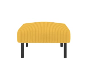 Pouf / repose pied   jaune