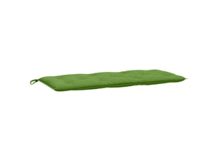 Coussin de banc de jardin, coussin d'assise vert mélangé 120x50x7 cm tissu cf52875