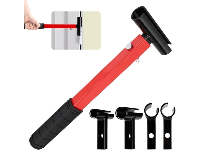 Clé de réglage 4 en 1 pour charnières, outil ergonomique pour régler des charnières de 14 à 25 mm - Conforama B