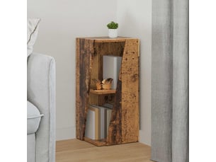 Étagère de rangement, étagère latérale 33 x 32 x 70,5 cm bois d'ingénierie shl8052
