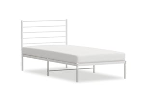 Lit simple 80x200 cm    coloris blanc