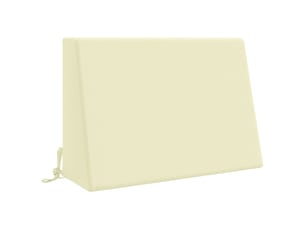 Coussin de dossier, coussin de dos soest 100 % polyester crème 60 x 20 x 40 cm cf55217