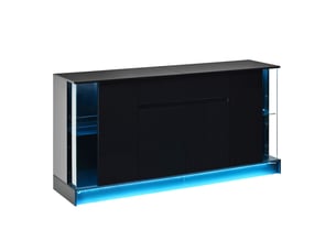 Buffet 6 porte(s) 1 tiroir(s) EVRYAE - 150 cm coloris noir