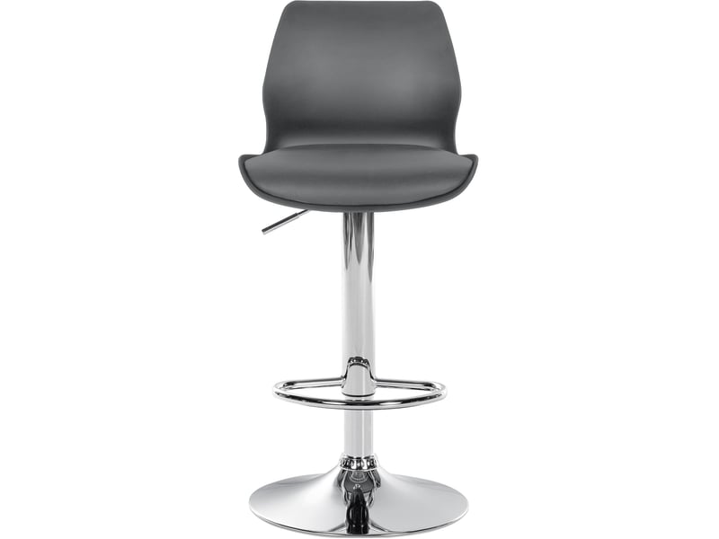  Lot de 2 tabourets de bar gilbert color:grau&amp;material:kunststoff  - Conforama C
