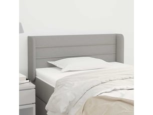 Tete de lit A poser largeur 93 cm <strong></strong> <strong></strong> argenté