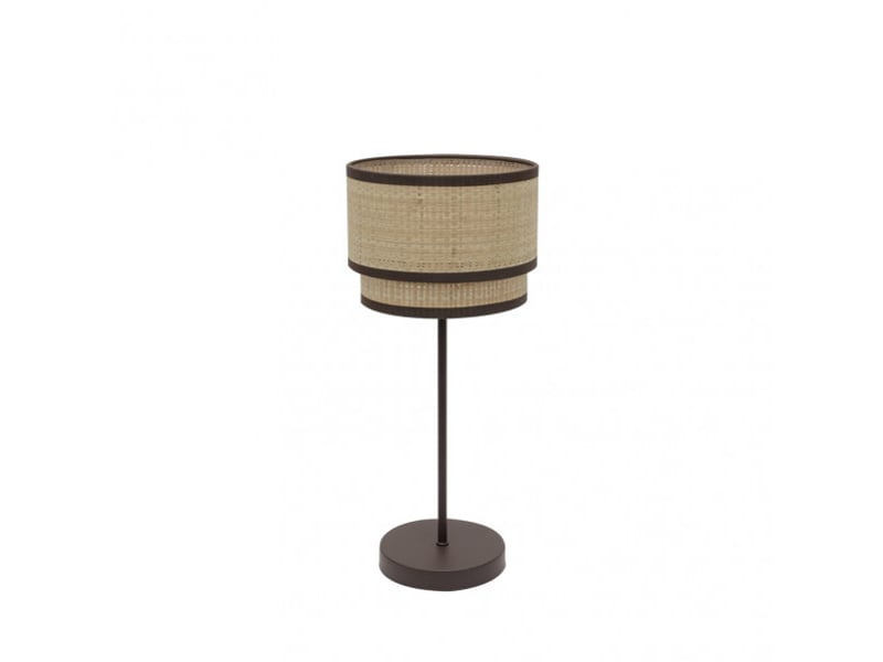  Lampe à poser fabrilamp roque naturelmarron 1 x e14 41 x 18 x 18 cm 172871002 - Conforama A