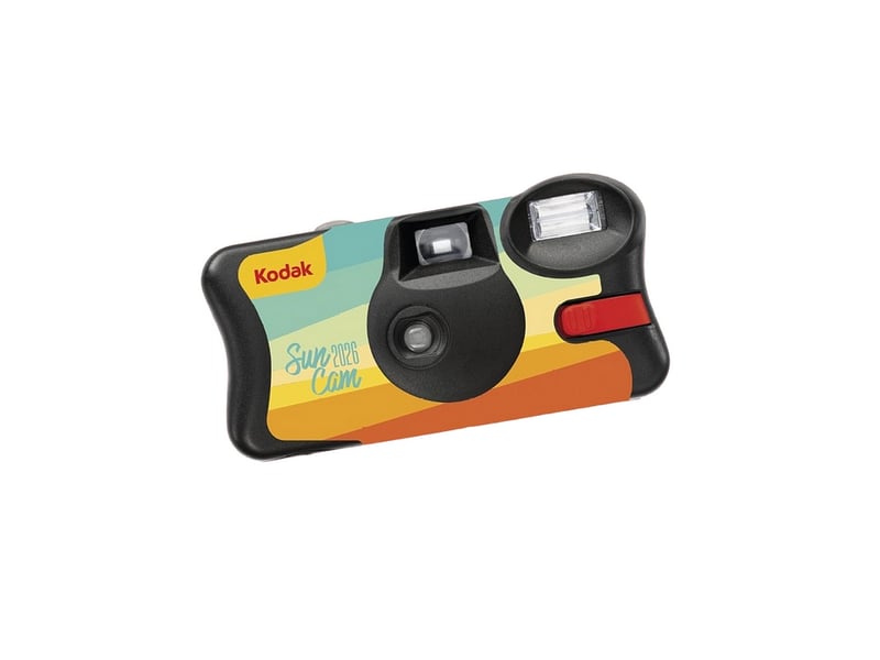  Pack de 2 - kodak funsaver flash 39exp - appareil photo à usage unique 35mm, 800 iso, flash, indicateur led, contrôle d'exposition - edition limitée summer  - Conforama B
