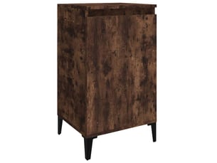 Table de chevet - cabinet de chevet - table de nuit chêne fumé 40x35x70 cm bois d'ingénierie