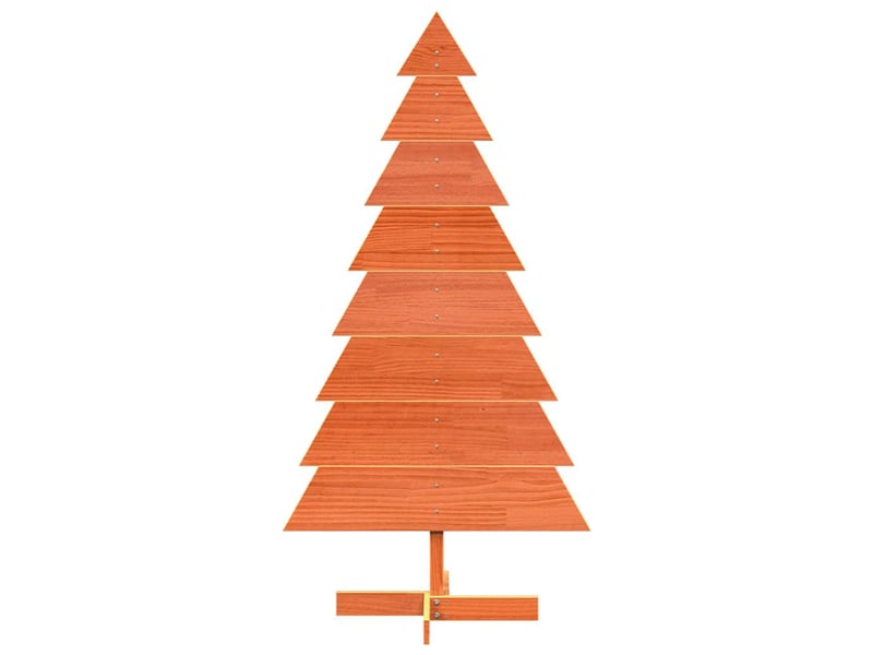  Sapin de noël - arbre de noël en bois pour décoration 150 cm bois de pin massif  - Conforama C