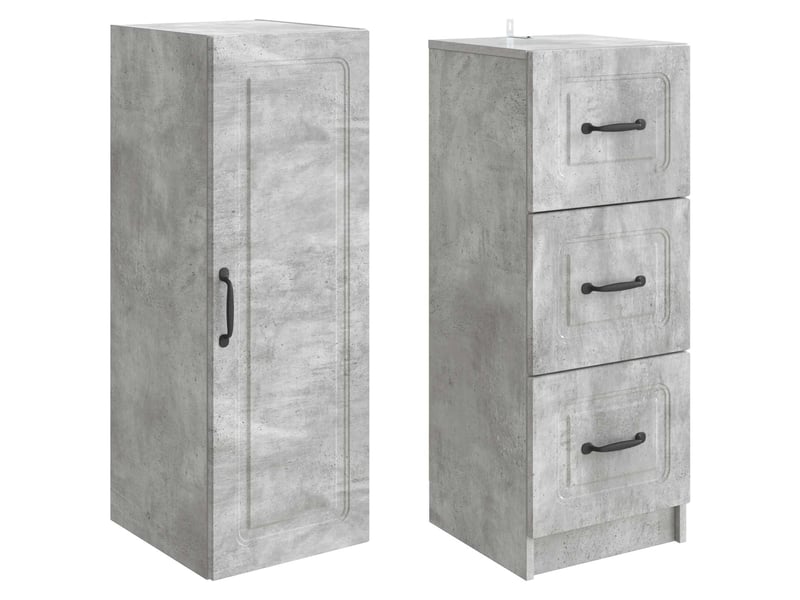 Ensemble de meubles 2 pcs, rangement de salon 33 x 34,5 x 87 cm bois d'ingénierie shl7186 - Conforama D