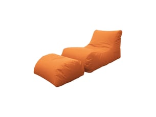 Pouf / repose pied TALAMO ITALIA Alton orange
