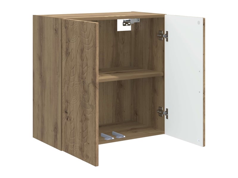  Armoire murale salon, meuble de rangement 59 x 31 x 60 cm bois d'ingénierie shl9620  - Conforama C