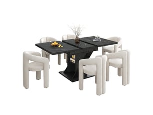Ensemble table rectangulaire 6 chaise(s) BGSRYAO