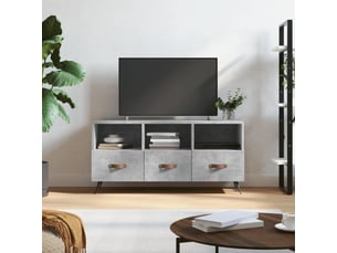 Meuble tv coloris gris 102 cm <strong></strong>  <strong></strong>