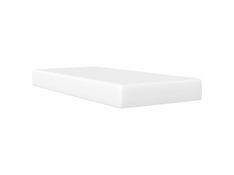 Lit simple- lit adulte -  cadre de lit avec tête de lit blanc 90 x 200 cm simili cuir  - Conforama D