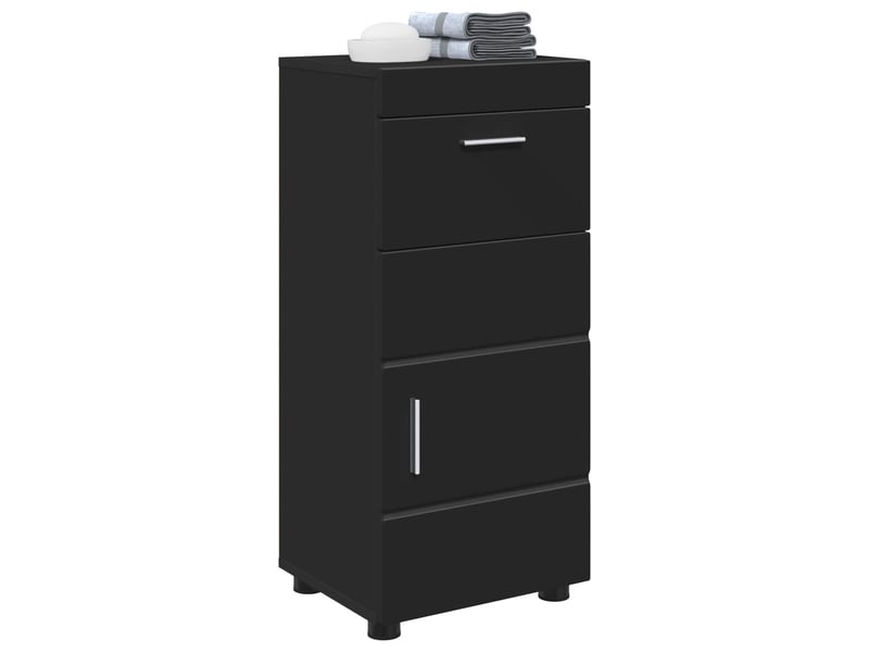  Ensemble d'armoire de salle de bain tulum noir cf62990  - Conforama C
