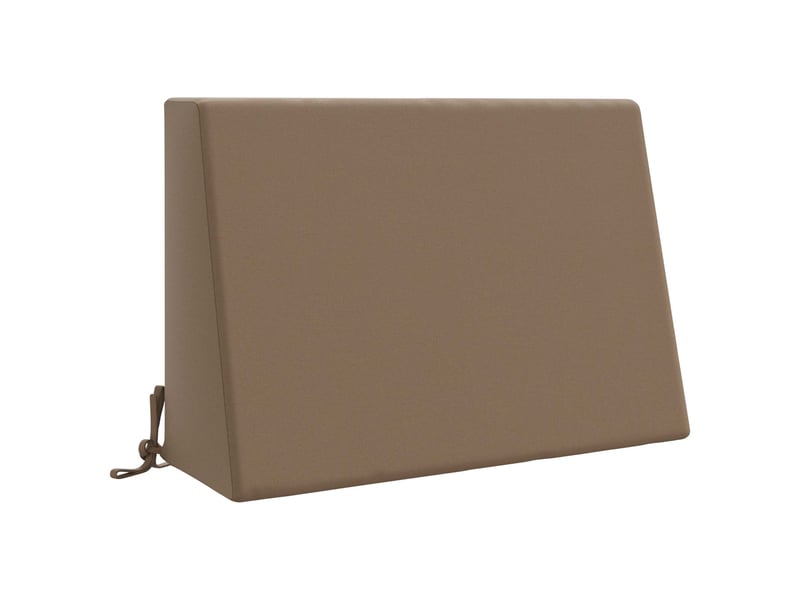  Coussin de dossier, coussin de dos soest 100 % polyester taupe 60 x 20 x 40 cm cf55243  - Conforama A