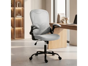 Fauteuil de bureau <strong>HOMCOM</strong> <strong></strong> avec assise réglable en hauteur