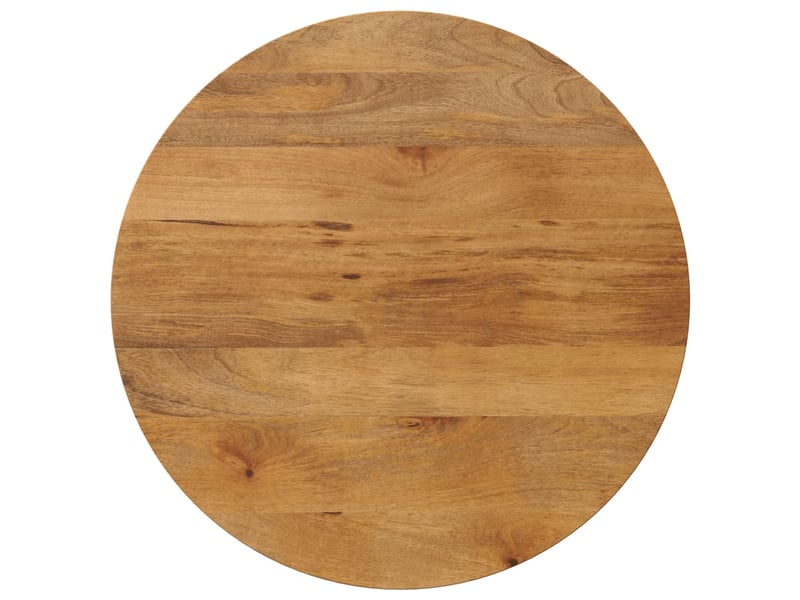  Dessus de table - plateau de table - dessus de bureau ø 90x3,8 cm rond bois de manguier massif  - Conforama B