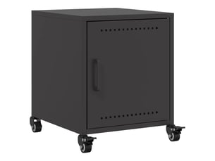 Table de chevet - cabinet de chevet - table de nuit noir 36x39x43,5 cm acier