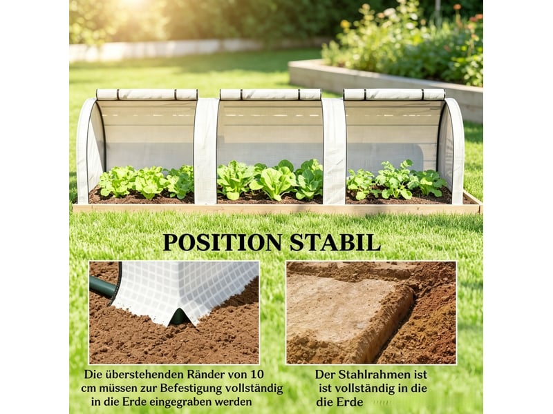Serre de jardin 295x100x80 cm modulaire métal blanche - Conforama D