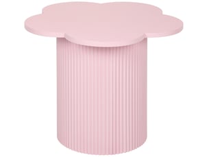 Table basse coloris rose <strong>HAYAMI X CONFORAMA</strong> <strong>OBANA</strong> - 50 cmx50 cm