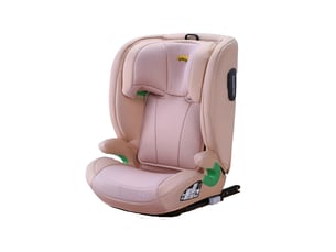 Siège auto enfant i-size r129 isofix rose 100-150 cm avec dossier réglable