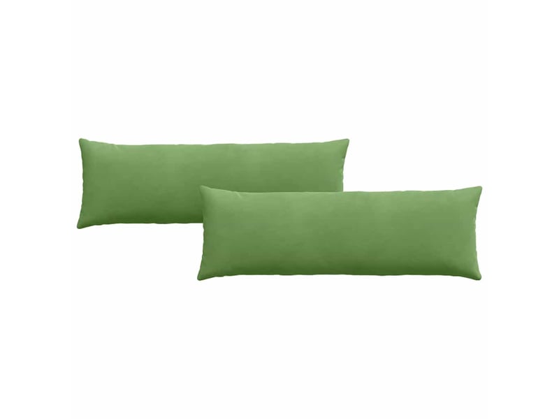 Lot de 2 coussins de canapé, coussins décoratifs vert clair 120 x 40 cm cf59166 - Conforama A