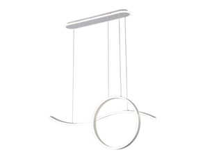 Fabrilamp style, suspension, moderne, led, 205 w, 17940 lm, 3000-4000-6000 k, blanc, 60-100 x 100 x 15 cm