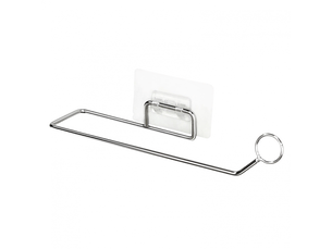Porte-serviettes de salle de bain, distributeur mural sans perçage, support en acier inoxydable pour cuisine