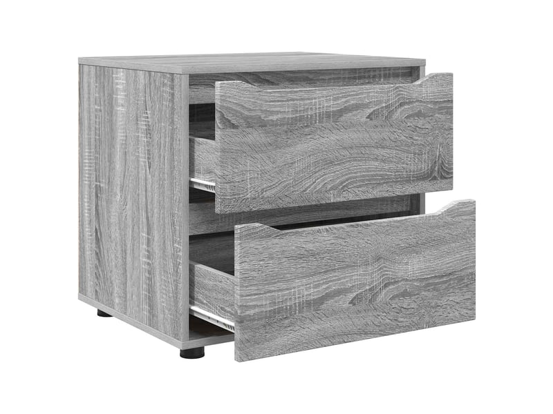  Armoire de rangement, commode de rangement 60 x 48 x 57 cm bois d'ingénierie shl7306  - Conforama E