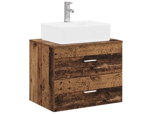 Ensemble de mobilier de salle de bain bois ancien cf64607