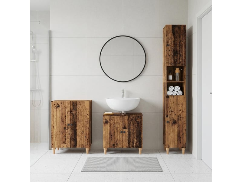 Ensemble de meuble de salle de bain 3 pièces alkmaar cf63277 - Conforama B
