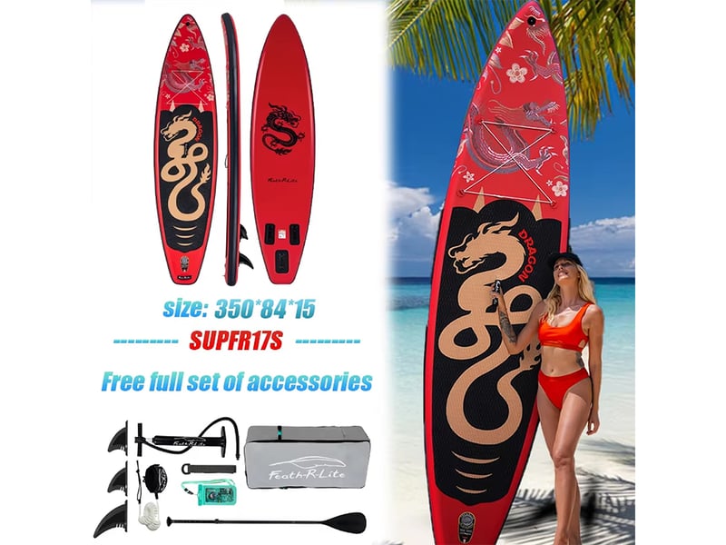  Planche de SUP Funwater SUPFR17S - 350x83x15cm 180kg  - Conforama R
