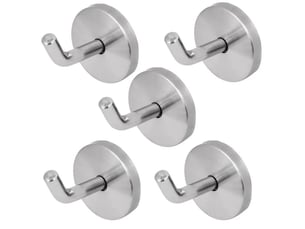 Crochets muraux en acier inoxydable 5-pack, porte serviette, vis montée, pour cuisine de