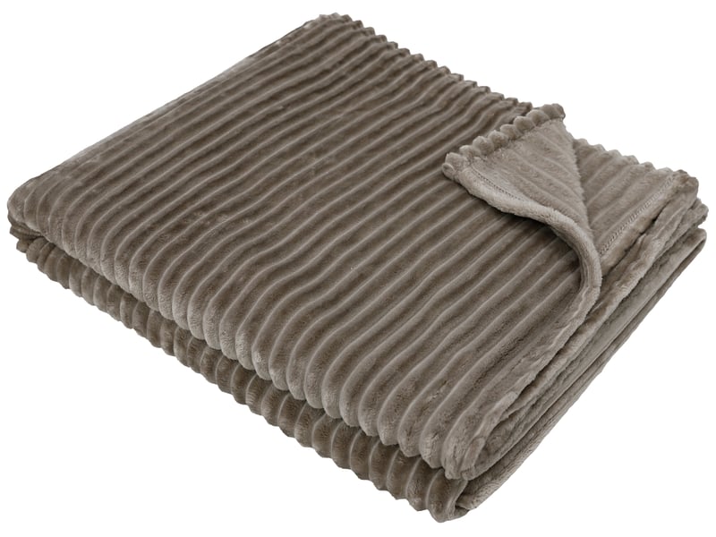 Plaid 180X 230CM blanc NEIGE - Conforama E