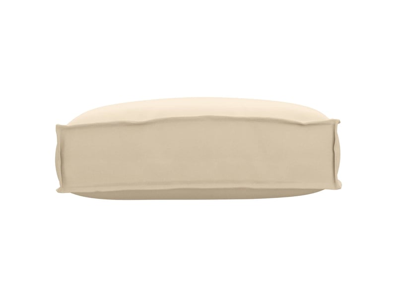  Coussin pour chaisecanapé beige 50 x 40 x 12 cm tissu oxford cf51347  - Conforama C