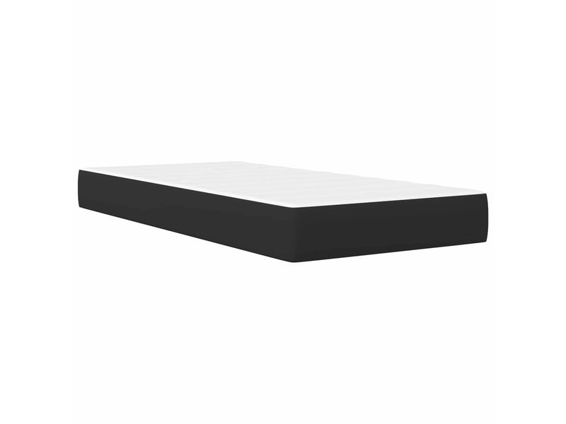  Lit simple- lit adulte -  cadre de lit avec tête de lit noir 80 x 200 cm simili cuir  - Conforama D