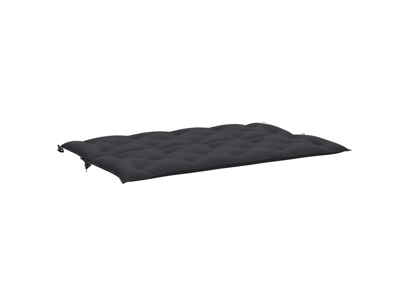 Coussin de banc de jardin, coussin d'assise noir 150x(50+50)x7 cm tissu oxford cf52776  - Conforama D