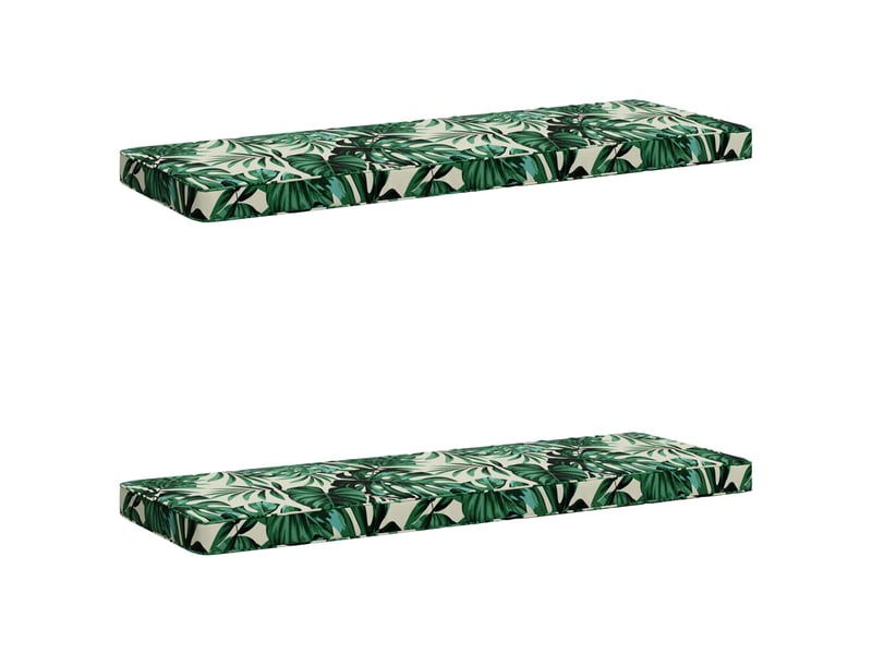  Lot de 2 coussins de banc, coussins d'assise vught 100 % polyester cf57701  - Conforama A