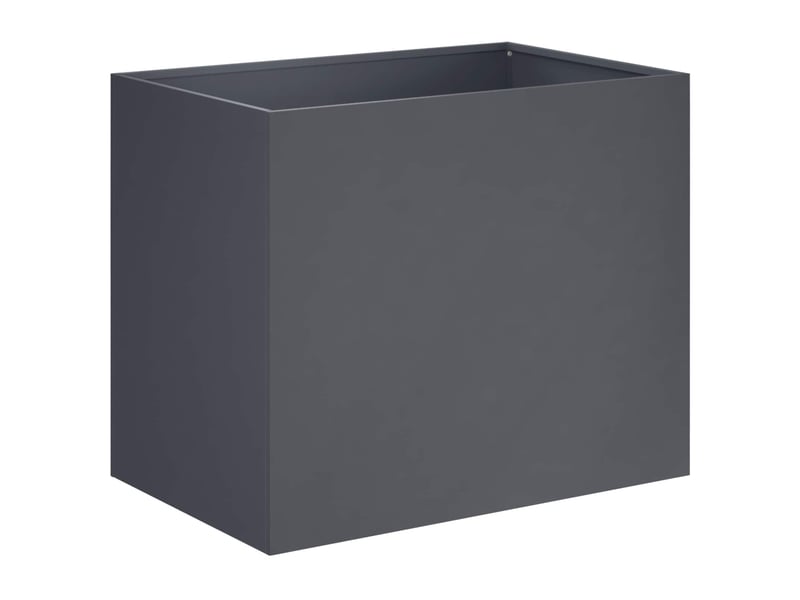  Jardinière - cache-pot de jardin 2 pcs anthracite 50 x 40 x 50 cm  - Conforama C