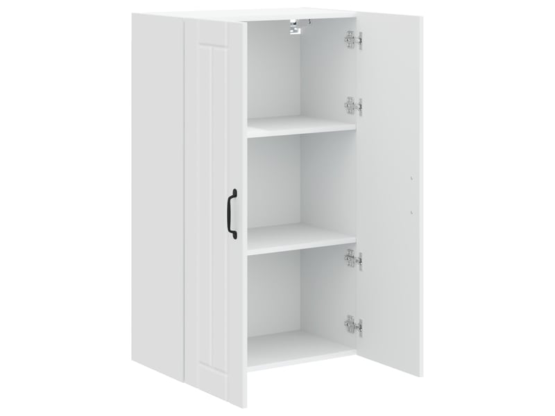 Meuble mural de cuisine, armoire de cuisine blanc brillant 60x31x100cm shl7777 - Conforama E