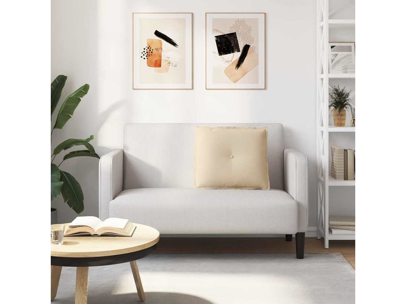 Coussin de dos, coussin de dossier crème 60 x 50 cm tissu en microfibre cf54635 - Conforama D